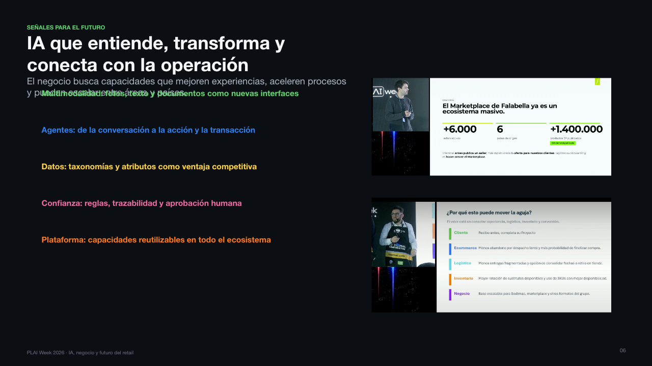 Señales para el futuro de la IA que conecta comprensión y operación